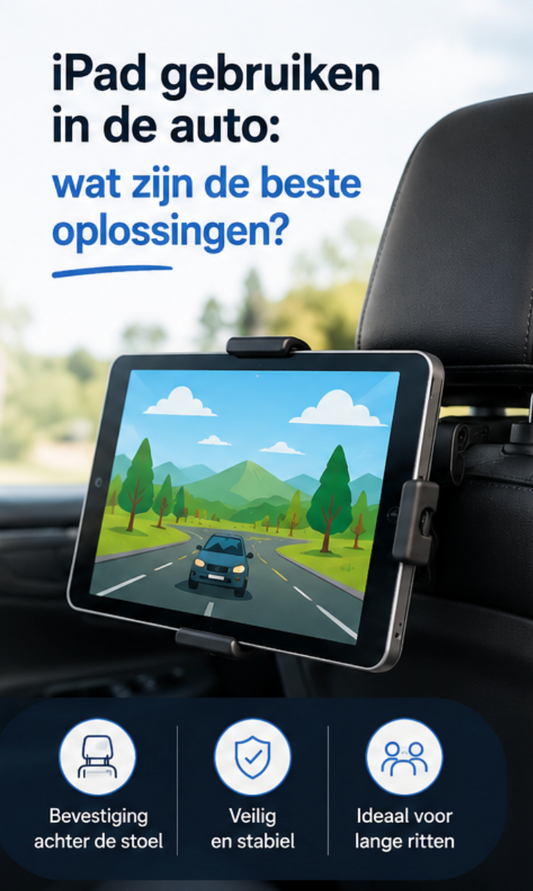 iPad gebruiken in de auto: wat zijn de beste oplossingen?