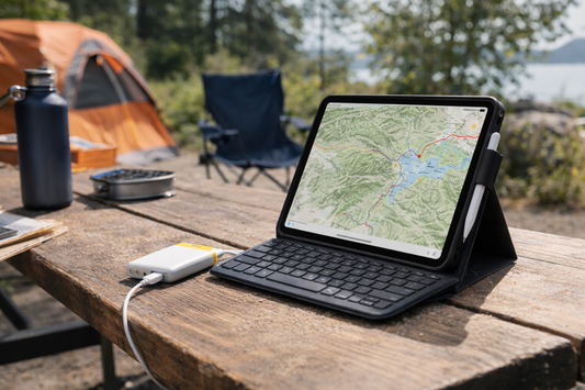 iPad voor op de camping: deze accessoires wil je bij je hebben