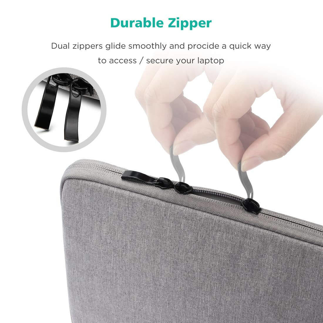 iPad Luxe Sleeve Grijs