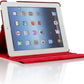 iPad Pro 10.5 hoes 360 graden rood leer