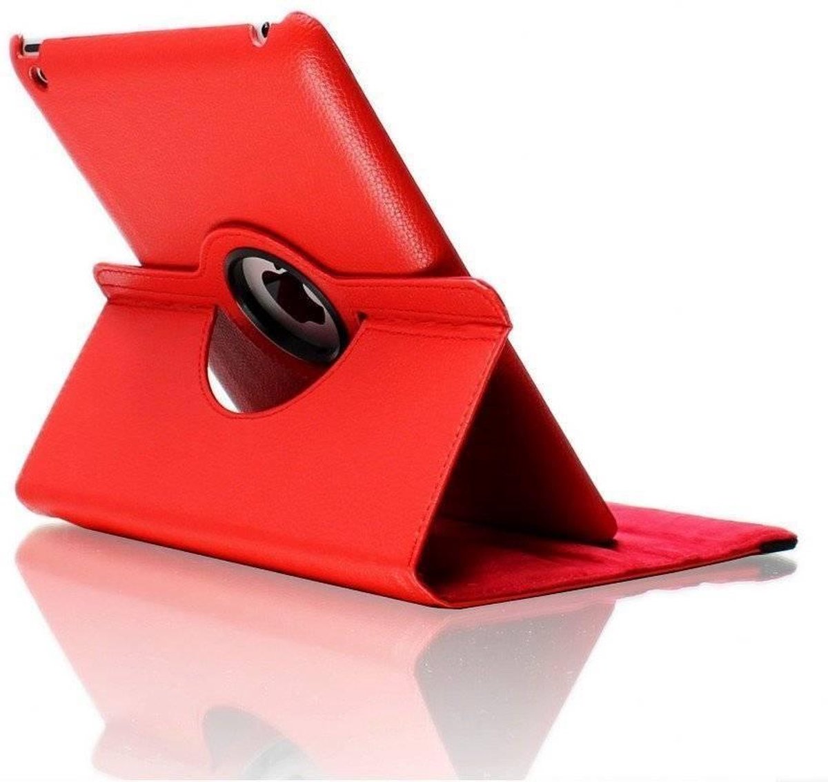 iPad Pro 10.5 hoes 360 graden rood leer