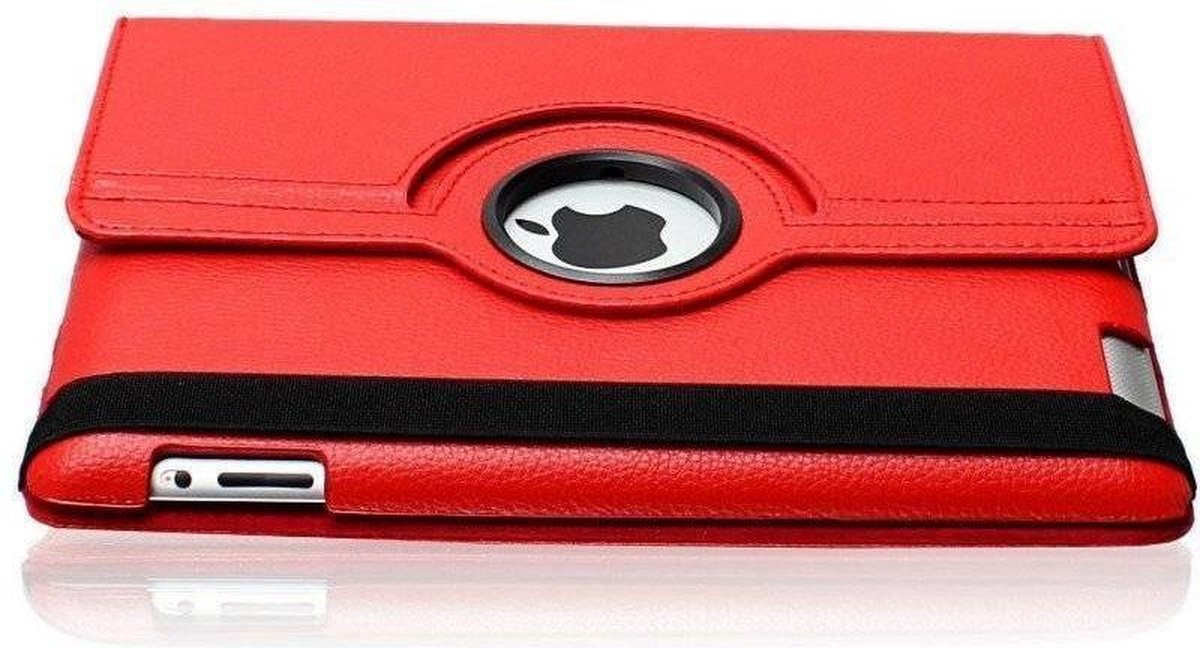 iPad Pro 10.5 hoes 360 graden rood leer