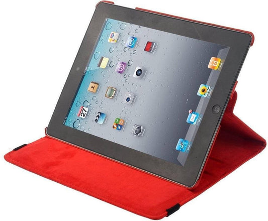 iPad Pro 10.5 hoes 360 graden rood leer