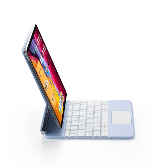 iPad Air 11 (2025/2024) / Air 10.9 (2022/2020) Bluetooth Magnetisch Toetsenbord Licht Blauw