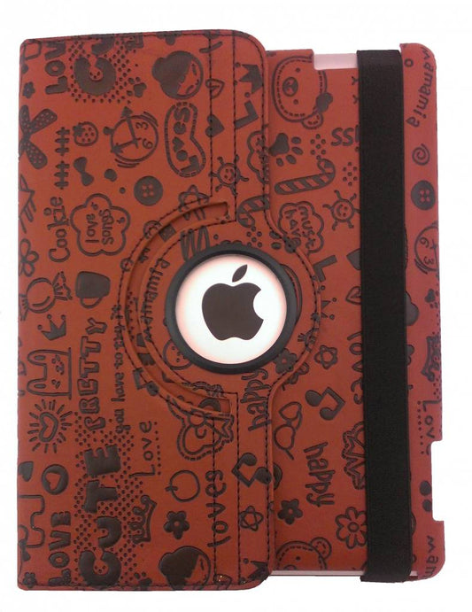 iPad mini 360 graden hoes Trendy leer bruin