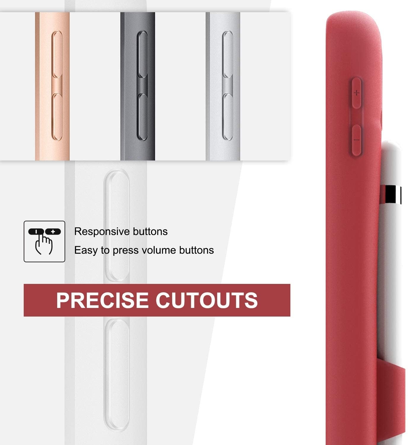 iPad 10.2-inch (2019/2020/2021) Hoes Protector Rood