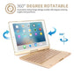 iPad Pro 11 toetsenbord draaibare case goud