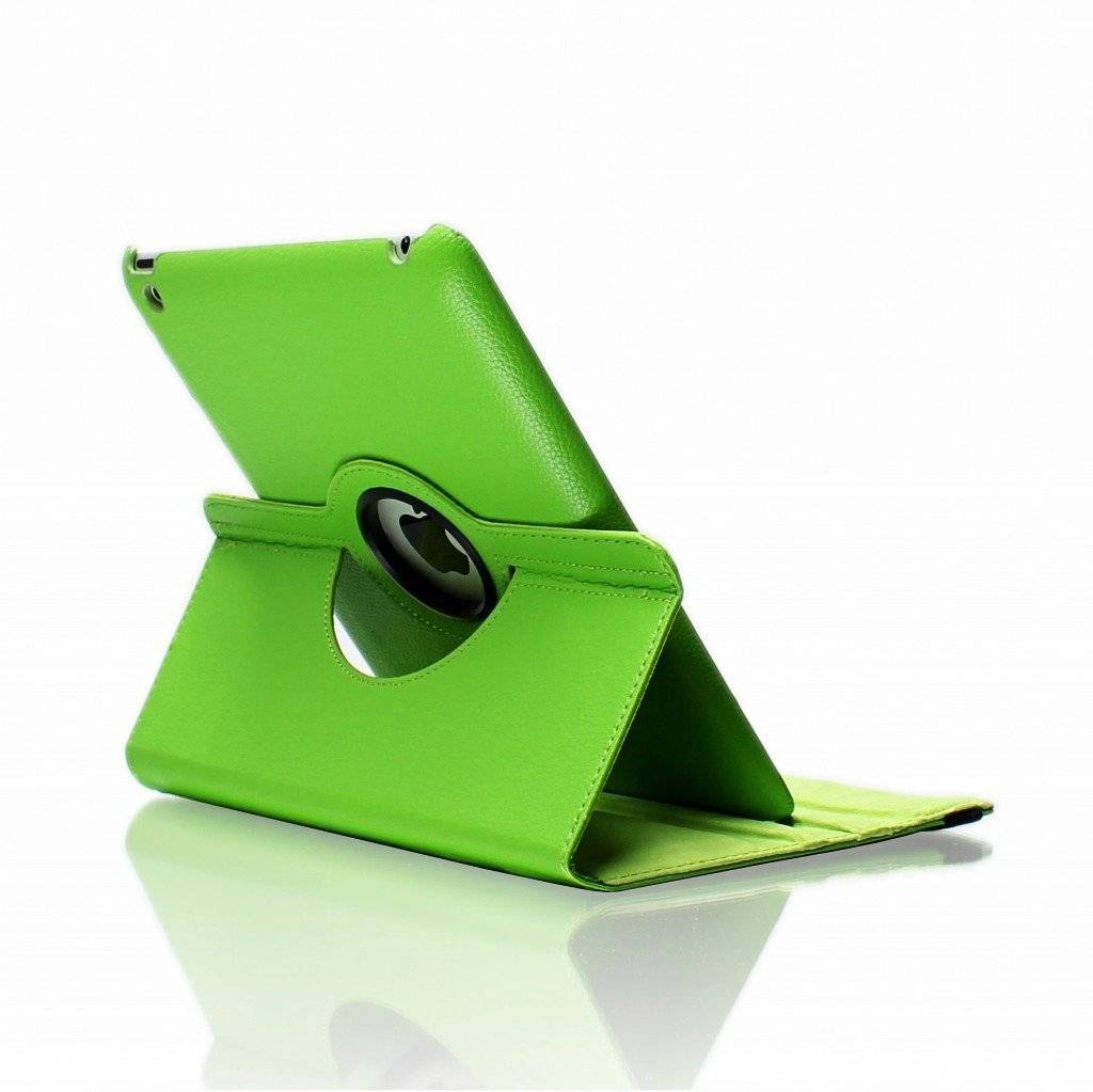 iPad Air 2 (2014) Hoes 360 Graden Groen Leer