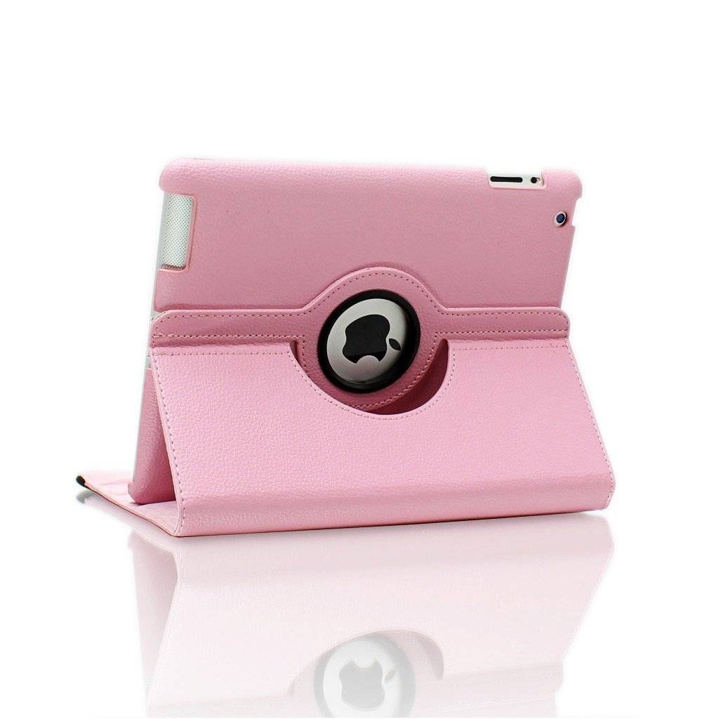 iPad Air 1 (2013) Hoes 360 Graden Licht Roze Leer