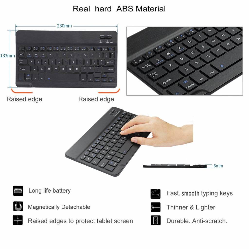 iPad Pro 11 toetsenbord zwart klein