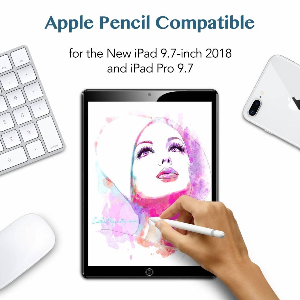 iPad Mini 1/2/3 Screenprotector (Glas) met installatie frame