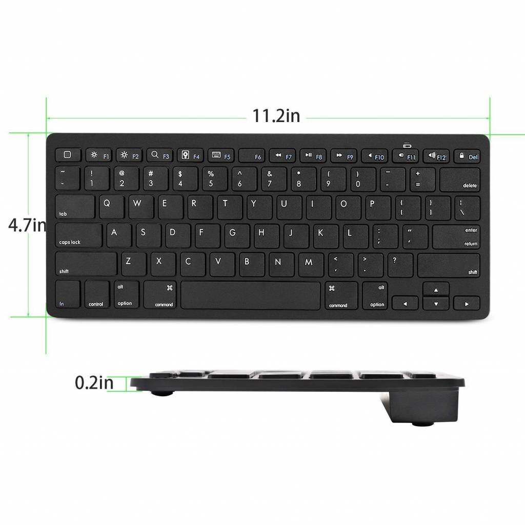 iPad Pro 10.5 draadloos bluetooth toetsenbord zwart