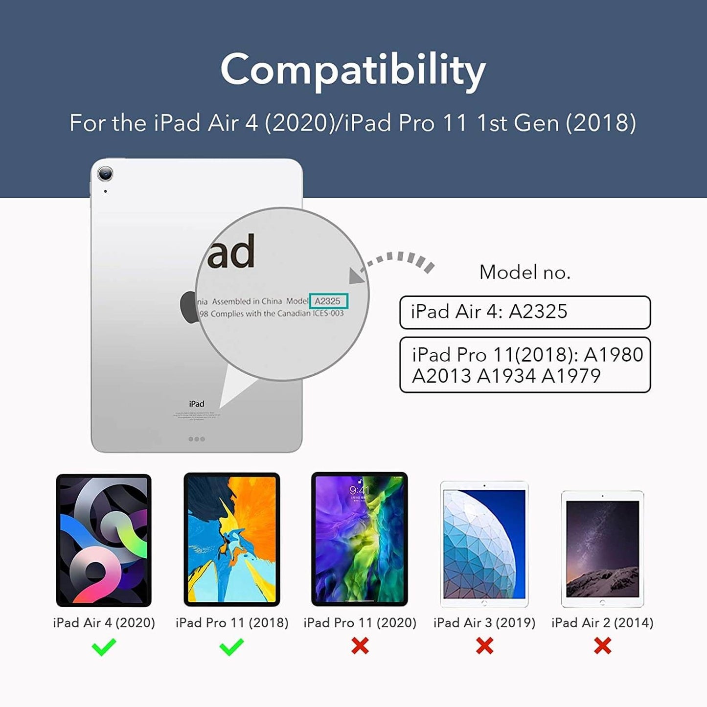 ESR - Rebound Magnetic iPad Air 2022 / 2020 10.9-Inch Case groen