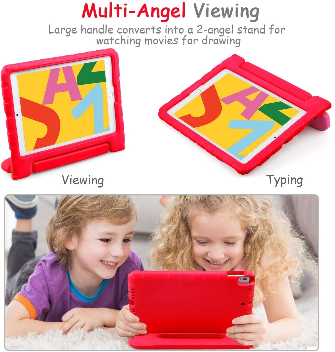iPad 2020/2021 10.2 Inch Kinderhoes Rood