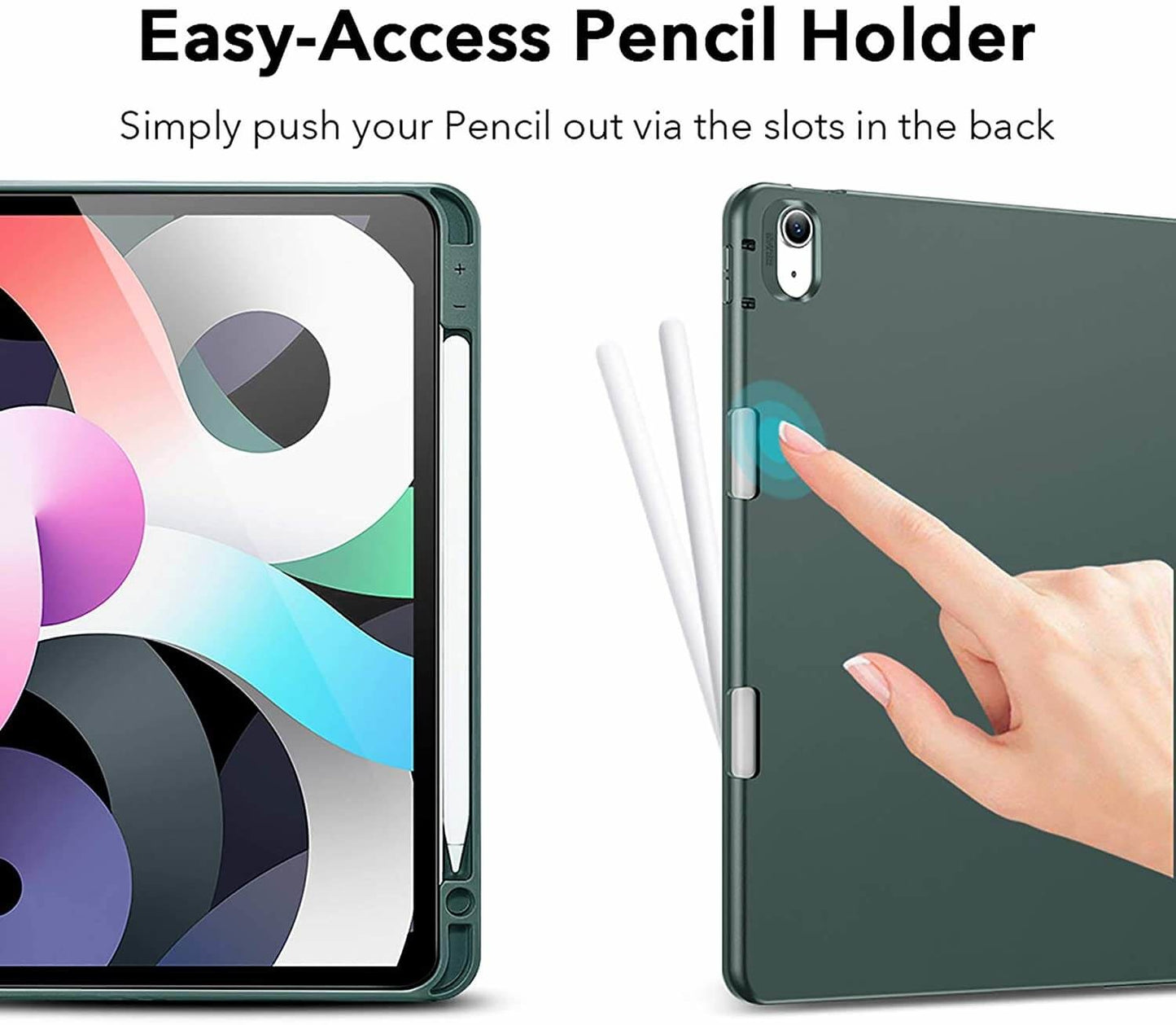ESR Rebound Pencil Case iPad Air 2022/2020 10.9-inch groen