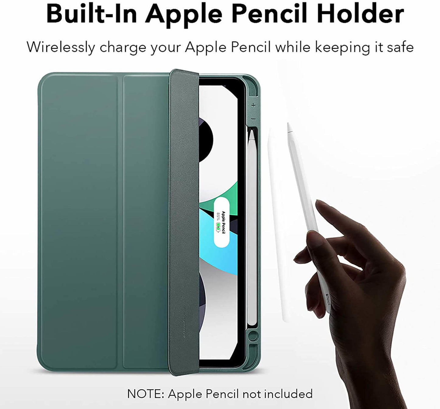 ESR Rebound Pencil Case iPad Air 2022/2020 10.9-inch groen