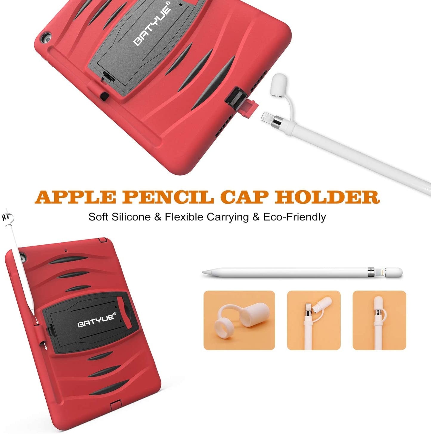 iPad 10.2-inch (2019/2020/2021) Hoes Protector Rood