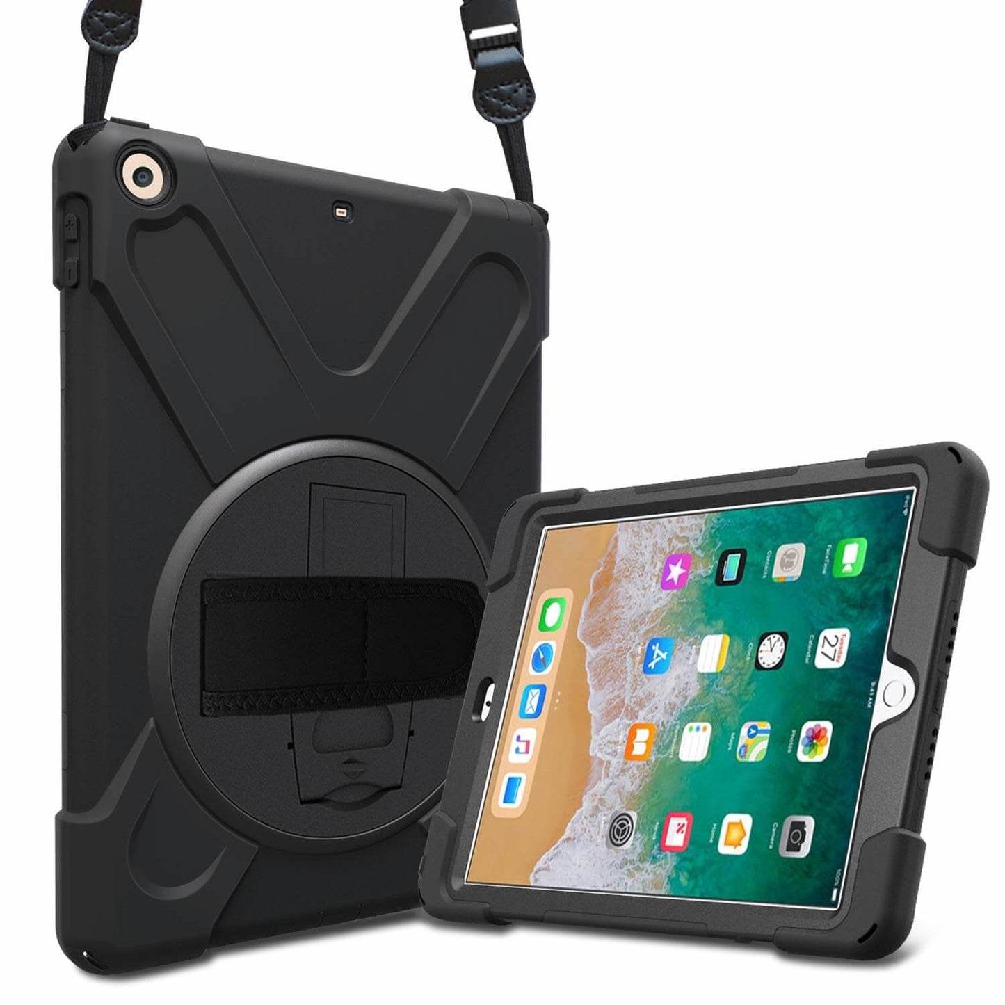 iPad Mini 5 Protector Hoes met handvat en schouderriem en standaard