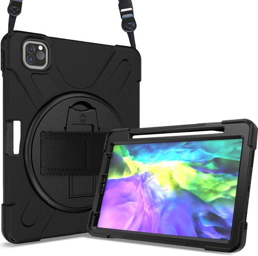 iPad Pro 12.9-inch (2020-2022) Protector Hoes met handvat, schouderriem en standaard