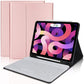 iPad Air 11-inch (2025/2024) / Air 10.9-inch (2022/2020) Hoes Met Afneembaar Toetsenbord Roze