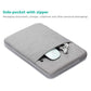 Laptop sleeve - 11.6 inch - licht grijs - Spatwaterproof - Ritsluiting - tablet sleeve - iPad sleeve - universeel