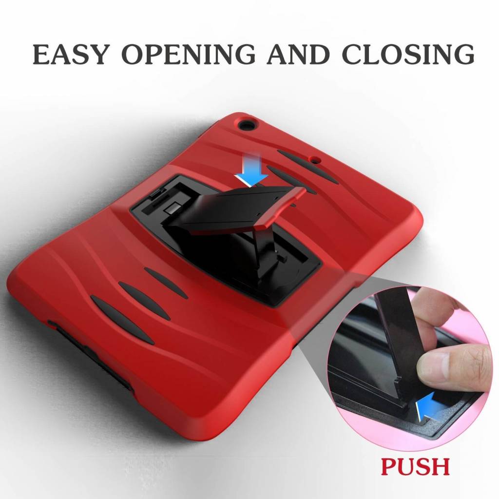 iPad Air 2019 hoes Protector rood