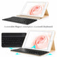 iPad 2017 hoes met afneembaar toetsenbord goud