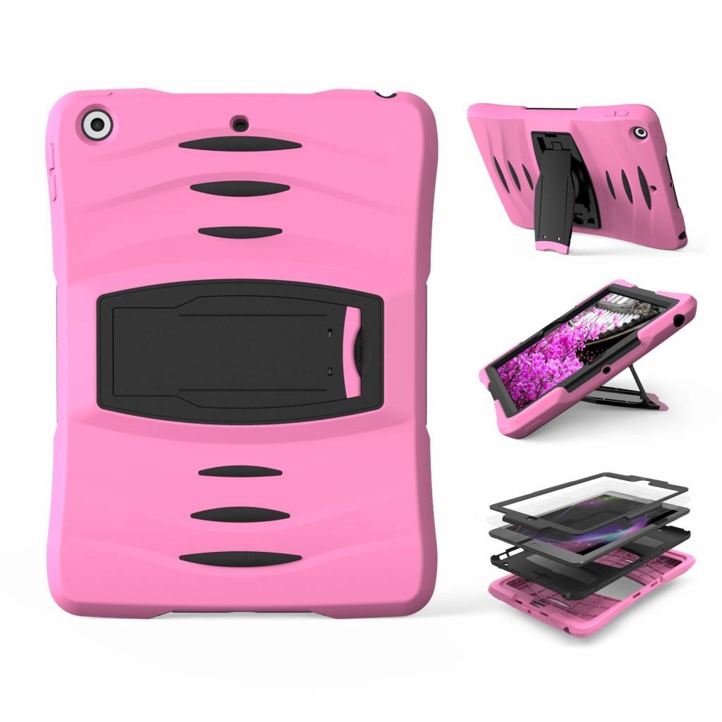 iPad 2018 hoes protector licht roze
