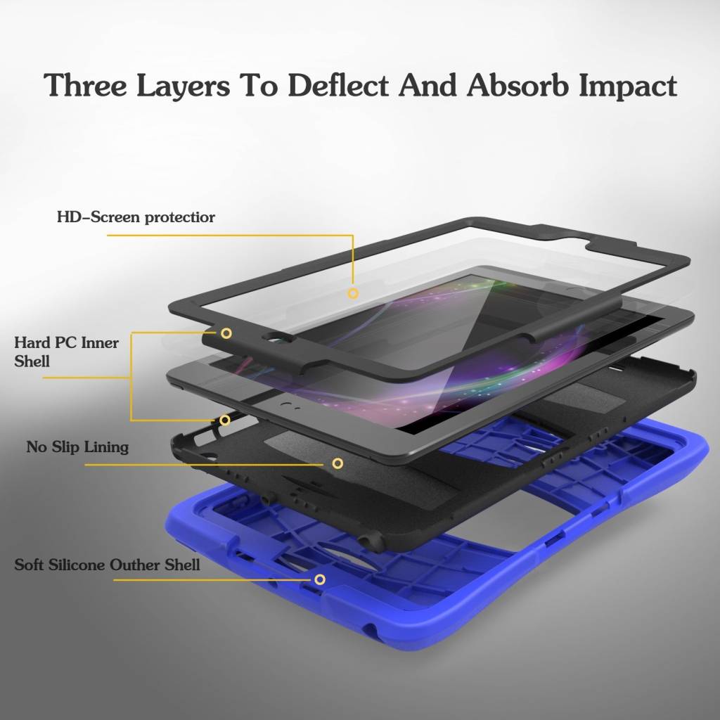 iPad Air 2019 hoes Protector blauw