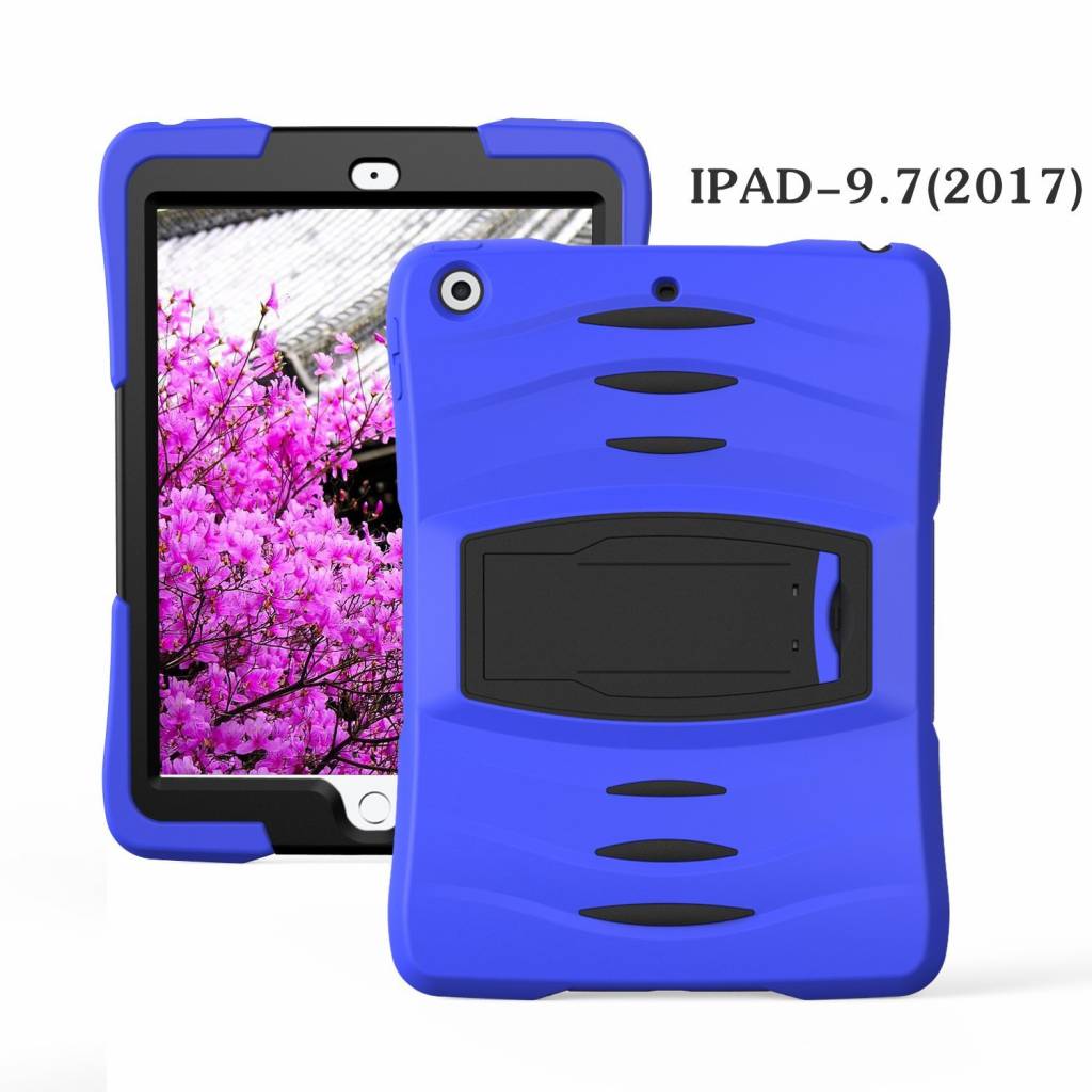 iPad 2018 hoes protector blauw