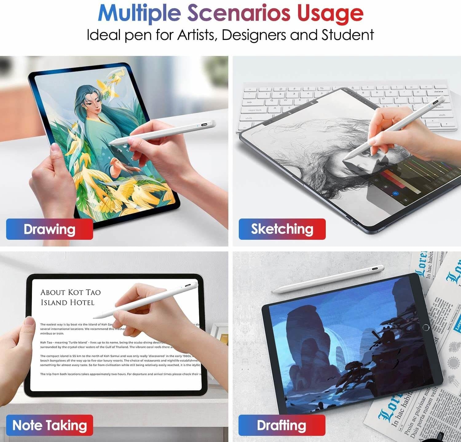 iPad Pencil Zwart (2018-2022) Gratis Verzending – iPadspullekes