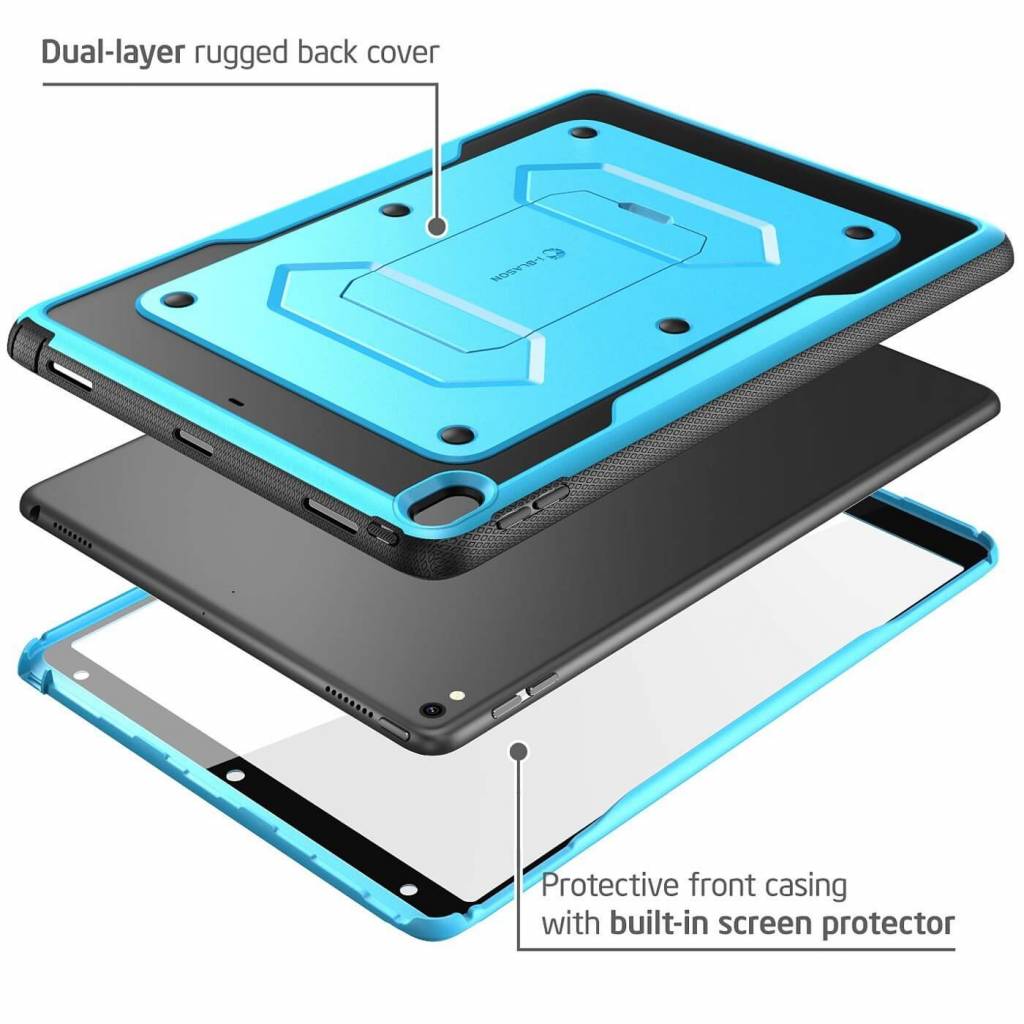 iPad Pro 10.5 schokbestendige hoes blauw