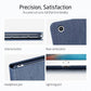 iPad Pro 11 Inch (2018) Design Hoes Blauw Grijs