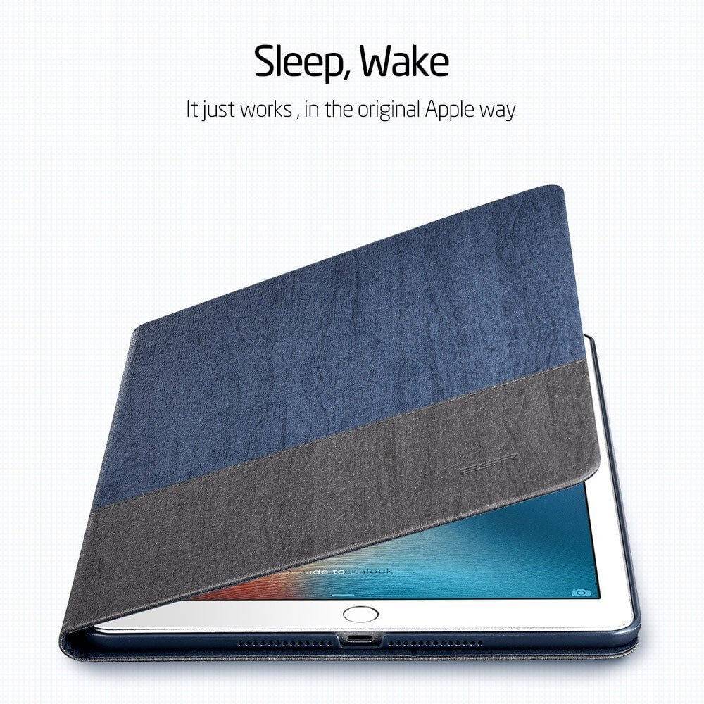 iPad Pro 11 Inch (2018) Design Hoes Blauw Grijs