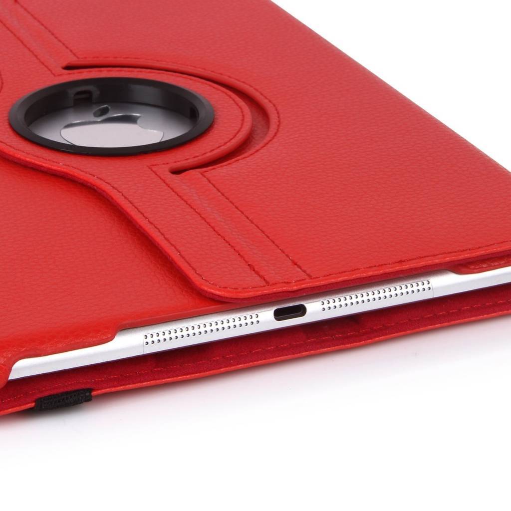 iPad Pro 12.9 (2017) 360 Hoes Rood Leer
