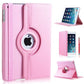 iPad Pro 12.9 (2017) 360 Hoes Licht Roze Leer
