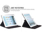 iPad Pro 10.5 hoes 360 graden zwart leer