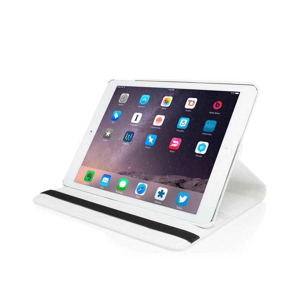iPad Pro 12.9 (2017) 360 Hoes Wit Leer