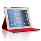 iPad Air 1 (2013) Hoes 360 Graden Rood Leer