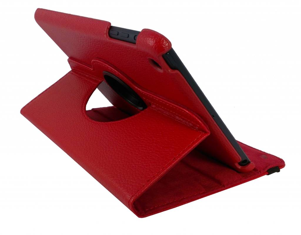 iPad Mini 4 hoes 360 graden leer rood