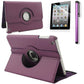 iPad Mini 4 hoes 360 graden leer paars
