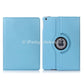 iPad 2018 hoes 360 graden licht blauw leer