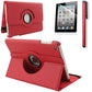 iPad Mini 4 hoes 360 graden leer rood