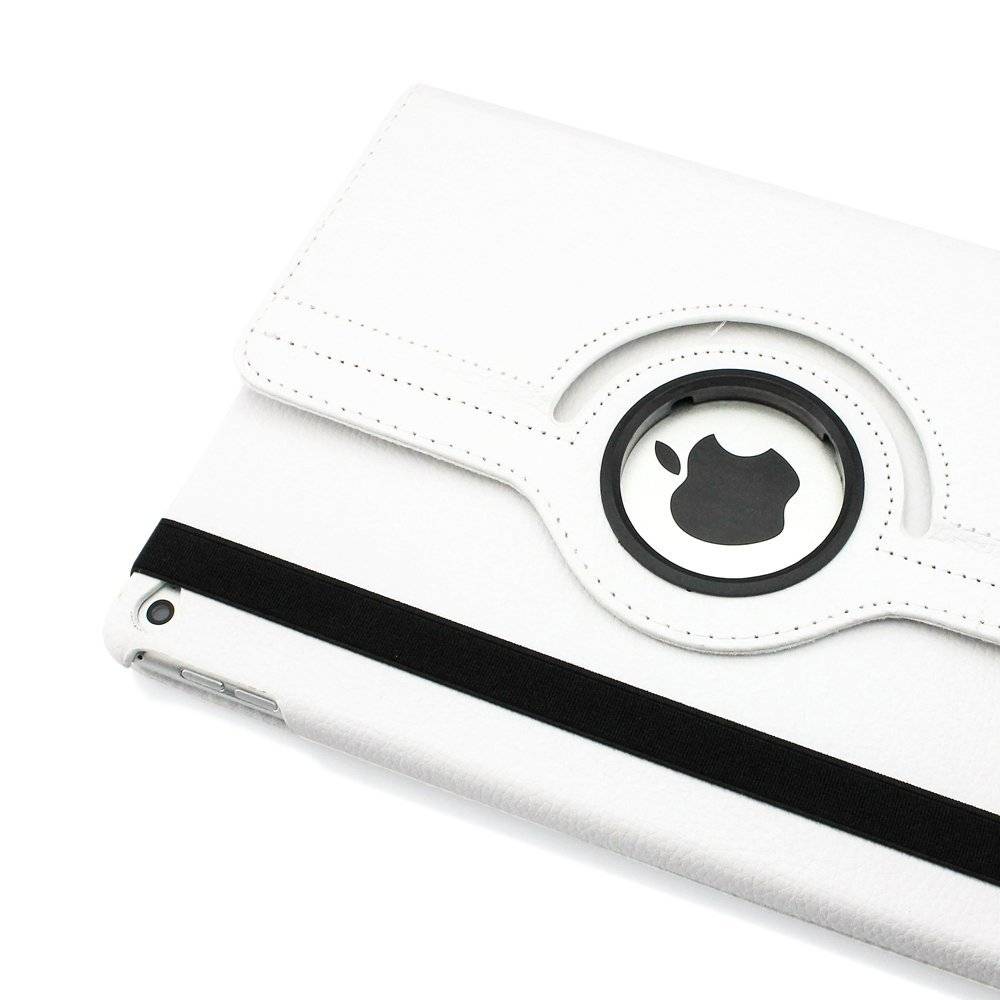 iPad Air 2019 hoes 360 graden wit leer