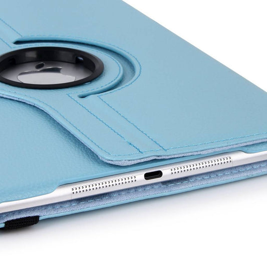 iPad Pro 12.9 (2015) 360 Hoes Licht Blauw Leer