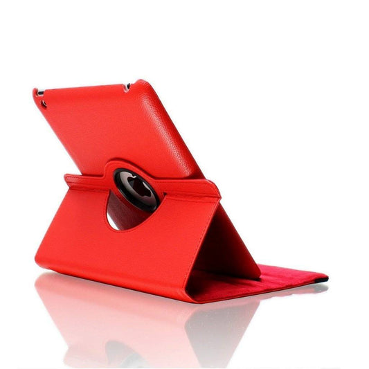 iPad Air hoes 360 graden rood leer