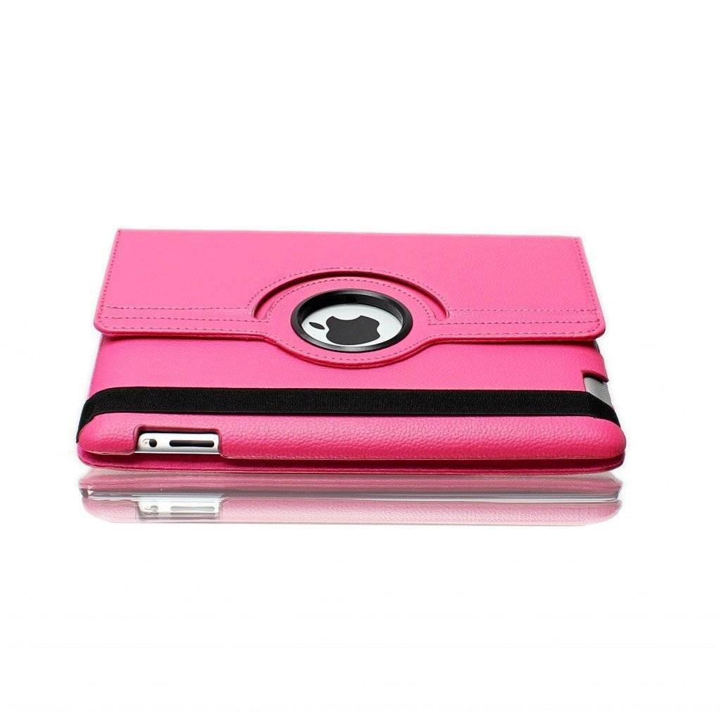 iPad Pro 12.9 (2017) 360 Hoes Roze Leer