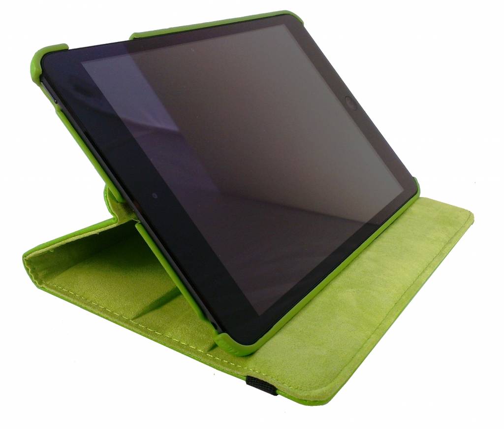 iPad Mini 4 hoes 360 graden leer groen