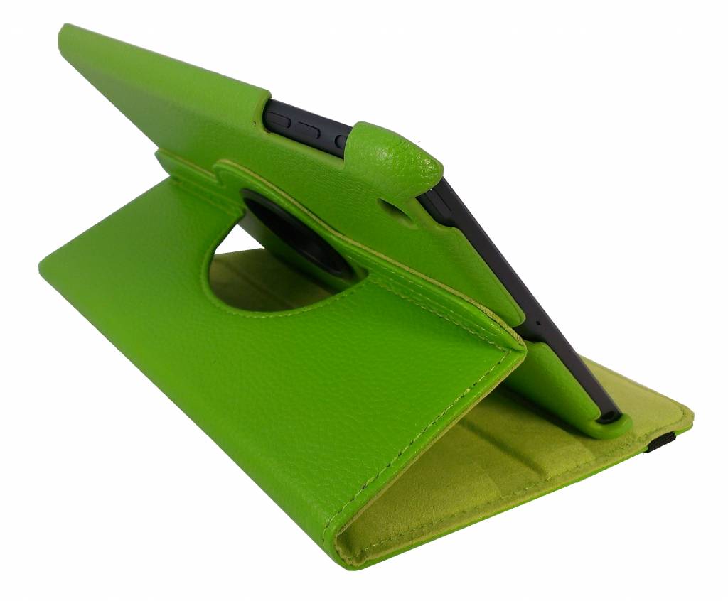 iPad Mini 4 hoes 360 graden leer groen