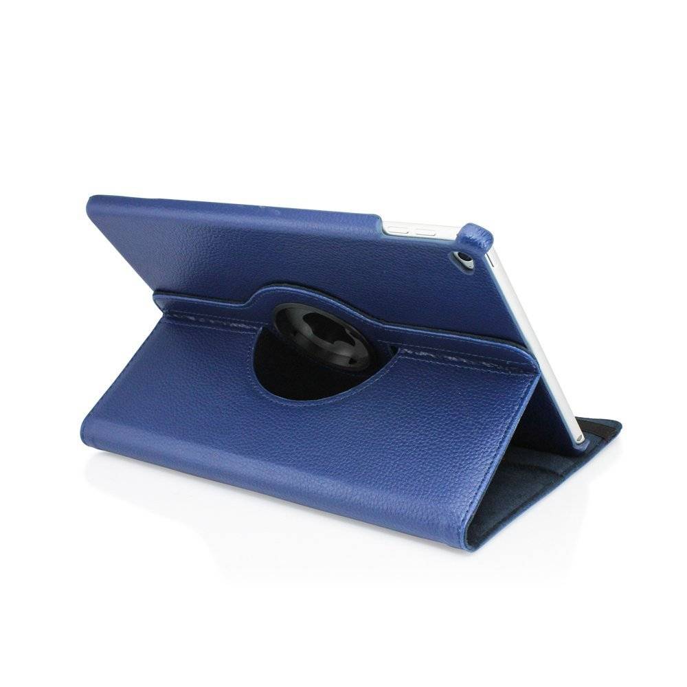 iPad Air 1 (2013) Hoes 360 Graden Donker Blauw Leer